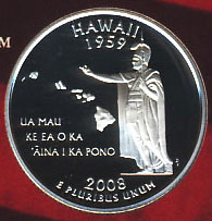 Hawaii Silver Quarter