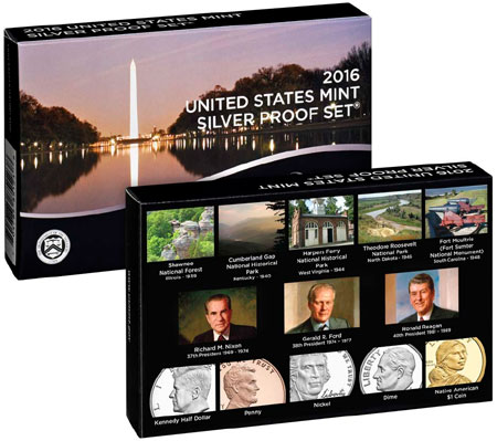 2010 Silver Proof Set packaging